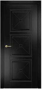 Недавно просмотренные - Дверь Оникс Орлеан фрезерованная эмаль черная, глухая