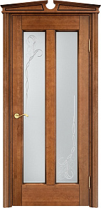 Недавно просмотренные - Дверь ПМЦ массив ольхи ОЛ102 орех 10% с патиной, стекло 102-2