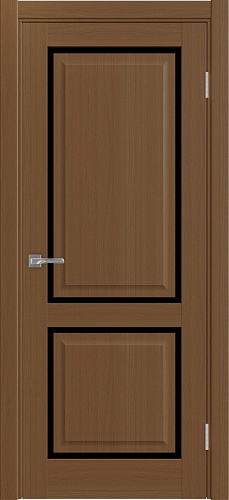 Дверь Эко 602С.2121 ОФ4 орех, lacobel черный