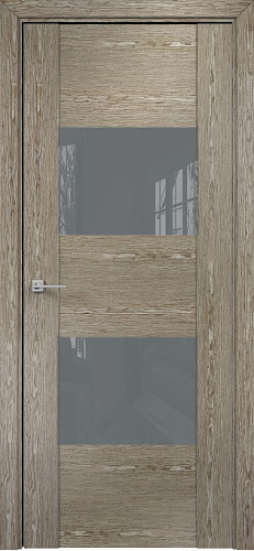 Дверь Оникс Парма акация, глухая лакобель RAL 7040