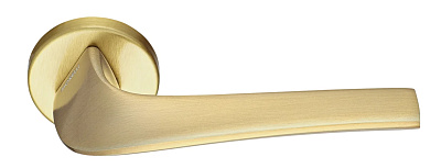 Межкомнатная ручка Morelli Luxury Cometa-R5 Osa, матовое золото