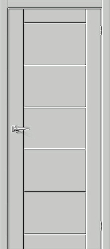 Дверь Г-4 эмаль серая, глухая