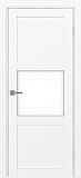 Дверь Эко 530.121 белый снежный, lacobel белый