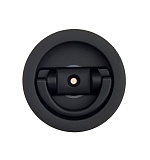 Ручка для раздвижной/распашной двери на круглом основании VENEZIA U155 черная