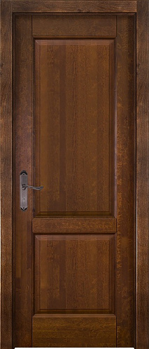 Дверь ПМЦ массив ольхи микс ОЛ83 бренди, глухая