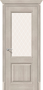 Недавно просмотренные - Дверь Браво Классико-33 экошпон капучино вералинга, сатинато белое художественное "White Сrystal"