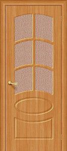 Недавно просмотренные - Дверь Браво Неаполь миланский орех, стекло бронза рифленое