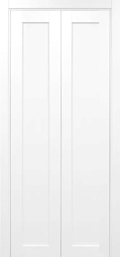 Дверь-книжка Эко 501.1 белый снежный, глухая