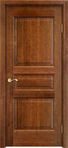 Дверь ПМЦ массив ольхи ОЛ5 коньяк, глухая