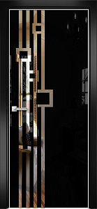 Недавно просмотренные - Дверь Оникс Арт, лакобель черный RAL 9005, зеркало №9