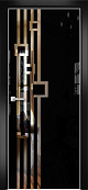 Схожие товары - Дверь Оникс Арт, лакобель черный RAL 9005, зеркало №9