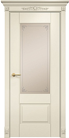 Недавно просмотренные - Дверь Оникс Марсель фрезерованная эмаль слоновая кость по МДФ, сатинат бронза пескоструй 3