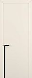 Дверь Z K21 полипропилен крем, молдинг черный, глухая