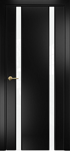 Недавно просмотренные - Дверь Оникс Престиж 2 эмаль черная по МДФ, триплекс белый