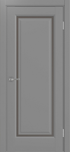 Дверь Эко Neo 601С.21 серый, сатинат бронза