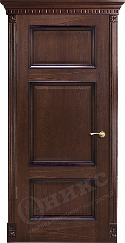 Дверь Оникс Прованс красное дерево с черной патиной, глухая