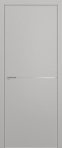 Недавно просмотренные - Дверь Z K10 полипропилен серый, ALU кромка хром, молдинг серебро, глухая