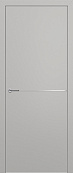 Схожие товары - Дверь Z K10 полипропилен серый, ALU кромка хром, молдинг серебро, глухая