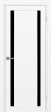 Дверь Эко 522.212 АПП белый снежный молдинг SC, lacobel черный