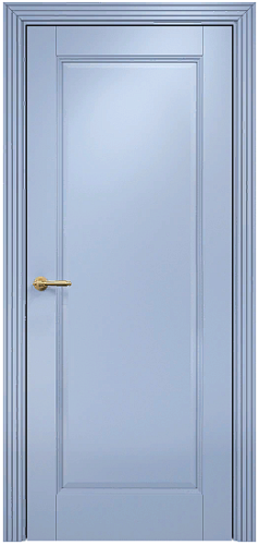 Дверь Оникс Италия 1 эмаль голубая, глухая