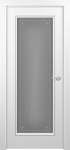Недавно просмотренные - Дверь Z Neapol Т3 decor эмаль White patina Silver, сатинат