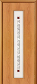 Схожие товары - Дверь Браво 21Х миланский орех, стекло белое художественное с фьюзингом