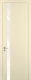 Дверь Z K2 полипропилен крем, лакобель white pure, глухая