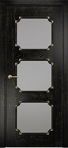 Недавно просмотренные - Дверь Оникс Валенсия эмаль черная патина золото, сатинат графит