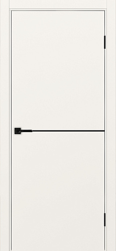 Дверь Эко 202 бежевый молдинг SB, кромка ABS, глухая