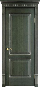 Недавно просмотренные - Дверь ПМЦ массив ольхи ОЛ13 зеленый с патиной серебро, глухая