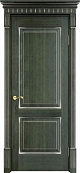 Схожие товары - Дверь ПМЦ массив ольхи ОЛ13 зеленый с патиной серебро, глухая