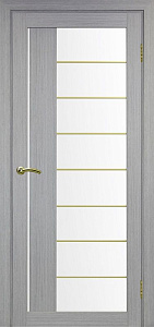 Недавно просмотренные - Дверь Эко 524.22 АСС дуб серый молдинг SG, сатинат белый