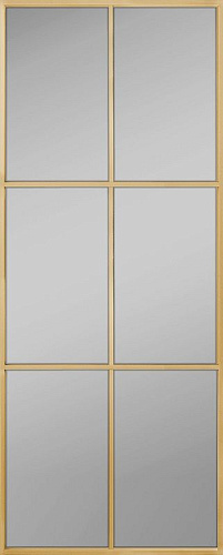 Перегородка Alum №7 золото, сатинат графит