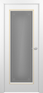 Недавно просмотренные - Дверь Z Neapol Т3 decor эмаль White patina Gold, сатинат