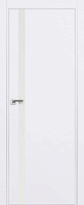 Недавно просмотренные - Дверь ProfilDoors 6E аляска, стекло белый лак, матовая алюминиевая кромка с 4-х сторон