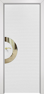 Недавно просмотренные - Дверь Оникс Диамант эмаль белая, глухая с зеркальной вставкой
