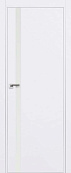 Схожие товары - Дверь ProfilDoors 6E аляска, стекло белый лак, матовая алюминиевая кромка с 4-х сторон
