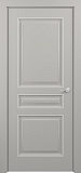 Дверь Z Ampir Т2 эмаль серая patina Silver, глухая