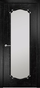 Недавно просмотренные - Дверь Оникс Венеция 2 эмаль черная патина серебро, сатинат