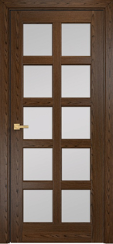 Дверь Оникс Вена 2 орех тангентальный, сатинат