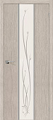 Схожие товары - Дверь Браво Глейс-2 Twig 3D капучино, зеркало белое художественное