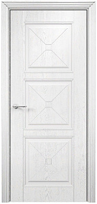 Недавно просмотренные - Дверь Оникс Орлеан фрезерованная эмаль белая патина серебро, глухая