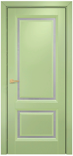 Дверь Оникс Бристоль эмаль фисташковая