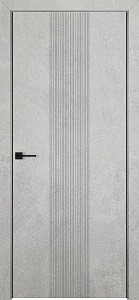 Недавно просмотренные - Дверь V Loft экошпон Лайн-2 бетон светлый, AL кромка черная, глухая
