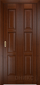 Недавно просмотренные - Дверь-книжка Оникс Квадро красное дерево с черной патиной, глухая