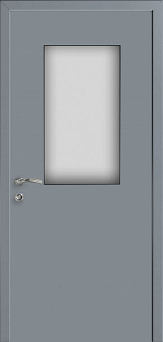 Дверь Гладкая ДО влагостойкая композитная Капель моноколор RAL 7046