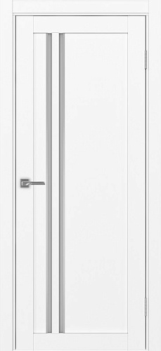 Дверь Эко 525.121 АПС белый снежный молдинг SC, сатинат