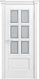 Схожие товары - Дверь Текона шпон Фрейм 10 ясень белоснежный, сатинат белый с имитацией фацета