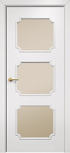Недавно просмотренные - Дверь Оникс Валенсия эмаль белая, сатинат бронза
