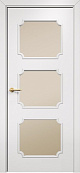 Схожие товары - Дверь Оникс Валенсия эмаль белая, сатинат бронза